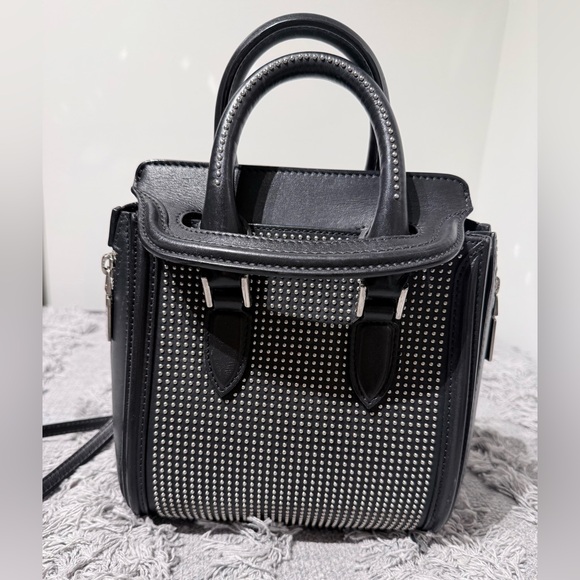 Alexander McQueen Heroine Mini Studded Leather Tote - Picture 7 of 16
